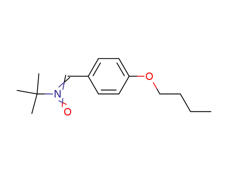 Molecular Structure of 1097948-53-2 (α-(4-Butoxyphenyl)-N-tert-butylnitrone)