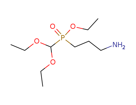 Molecular Structure of 103680-62-2 (Phosphinic acid, (3-aminopropyl)(diethoxymethyl)-, ethyl ester)