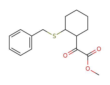 methyl α-(2-benzylthiocyclohexyl)-α-oxoacetate