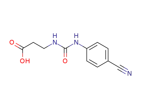 N-(4-Cyanophenyl)-N'-(2-carboxyethyl)urea