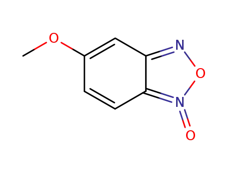 Molecular Structure of 7791-49-3 (5-METHOXYBENZOFURAZAN-1-OXIDE)