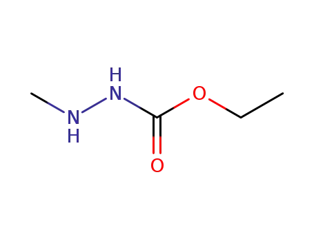 Molecular Structure of 25726-31-2 (Hydrazinecarboxylic acid, 2-methyl-, ethyl ester)