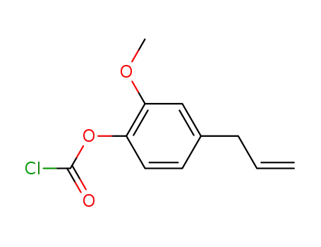 chlorocarbonic acid-(4-allyl-2-methoxy-phenyl ester)