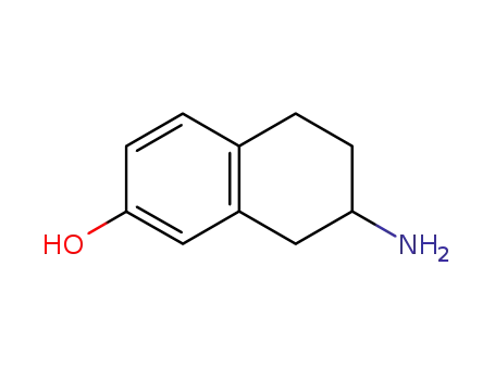 Molecular Structure of 41363-00-2 (7-AMINO-5,6,7,8-TETRAHYDRO-NAPHTHALEN-2-OL)