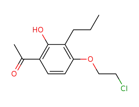 4-(2-chloroethoxy)-2-hydroxy-3-propylacetophenone