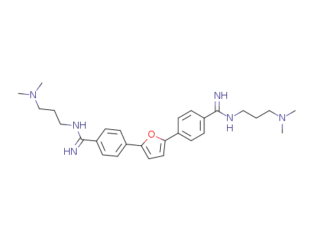 Benzenecarboximidamide,
4,4'-(2,5-furandiyl)bis[N-[3-(dimethylamino)propyl]-