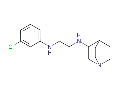 N-(1-azabicyclo[2.2.2]oct-3-yl)-N'-(3-chlorophenyl)-1,2-diaminoethane