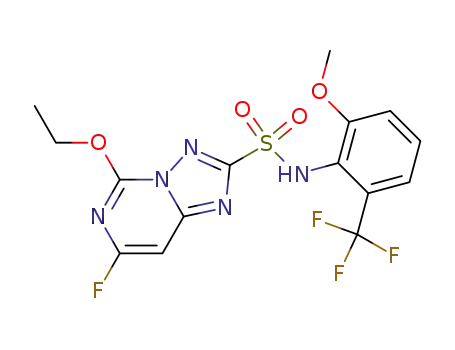 N-(2-Methoxy-6-(trifluoromethyl)phenyl)-5-ethoxy-7-fluoro[1,2,4]triazolo[1,5-c]pyrimidine-2-sulfonamide