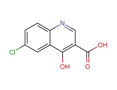6-Chloro-4-hydroxyquinoline-3-carboxylic acid cas  35973-14-9
