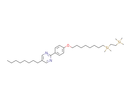 2-(4-{8-[Dimethyl-(2-trimethylsilanyl-ethyl)-silanyl]-octyloxy}-phenyl)-5-octyl-pyrimidine