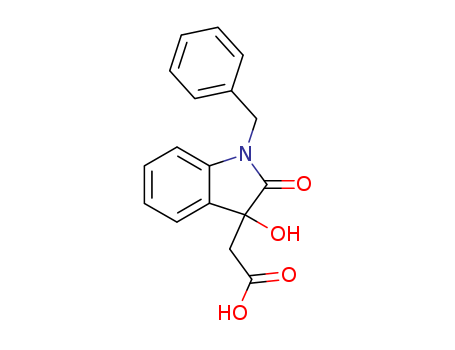 2-(1-benzyl-3-hydroxy-2-oxoindol-3-yl)acetic acid