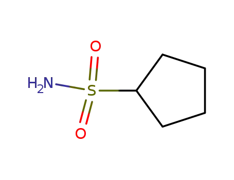 Molecular Structure of 73945-39-8 (Cyclopentanesulfonamide (9CI))