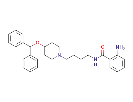 Molecular Structure of 221539-51-1 (2-amino-N-[4-(4-diphenylmethoxypiperidino)butyl]benzamide)