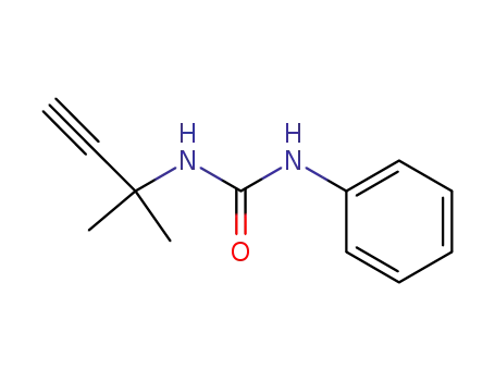 Molecular Structure of 42785-81-9 (1-(2-METHYLBUT-3-YN-2-YL)-3-PHENYLUREA)