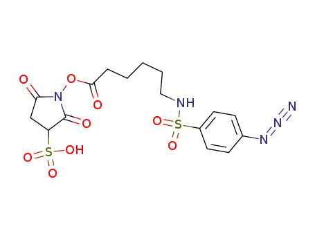 ε-(p-azidobenzene-sulfonyl)aminocaproic acid (N-hydroxysuccinimide-2-sulfonic acid) ester