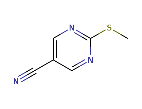 5-pyrimidinecarbonitrile, 2-(methylthio)-