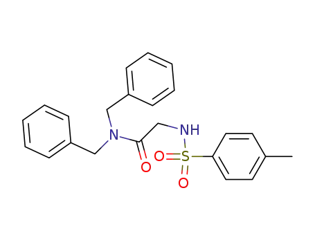 Molecular Structure of 115901-58-1 (N,N-dibenzyl-2-((4-methylphenyl)sulfonamido)acetamide)