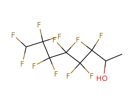 Molecular Structure of 156122-84-8 (3,3,4,4,5,5,6,6,7,7,8,8-DODECAFLUORO-2-OCTANOL)