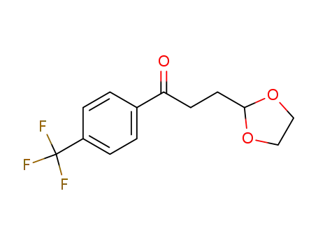 1-Propanone, 3-(1,3-dioxolan-2-yl)-1-[4-(trifluoromethyl)phenyl]-