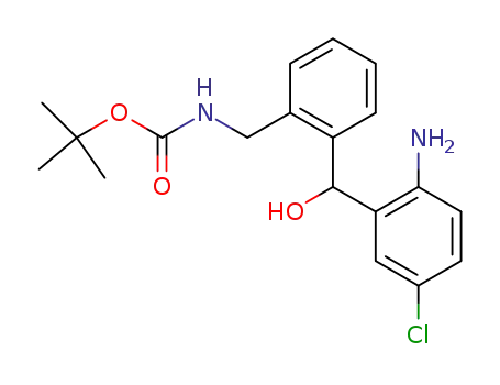 2-amino-5-chloro-α-(2-tert-butoxycarbonylaminomethylphenyl)benzyl alcohol