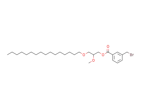 3-(bromomethyl)benzoic acid, 3-(hexadecyloxy)-2-methoxypropyl ester