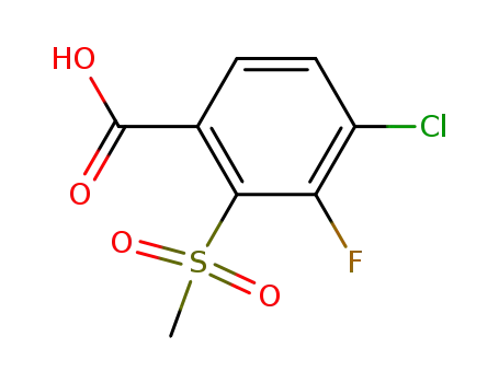 4-chloro-3-fluoro-2-(methylsulphonyl)benzoic acid