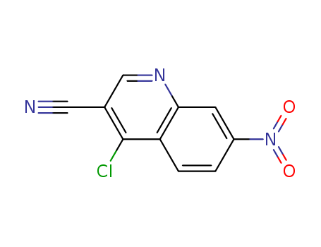 4-CHLORO-7-NITROQUINOLINE-3-CARBONITRILECAS