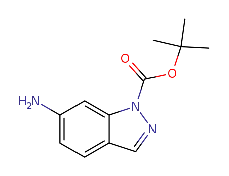 Molecular Structure of 219503-81-8 (1-BOC-6-AMINO-INDAZOLE)