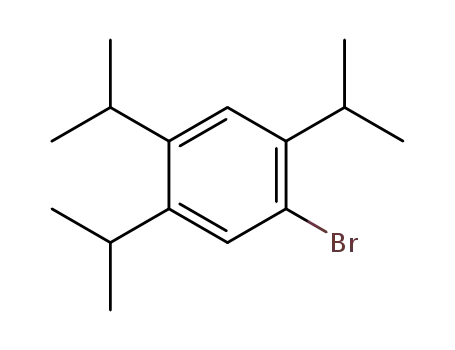Molecular Structure of 131003-16-2 (1-Bromo-2,4,5-triisopropylbenzene)