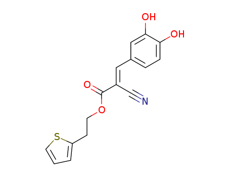 2-TEDC;2-(1-Thienyl)ethyl3,4-dihydroxybenzylidenecyanoacetate