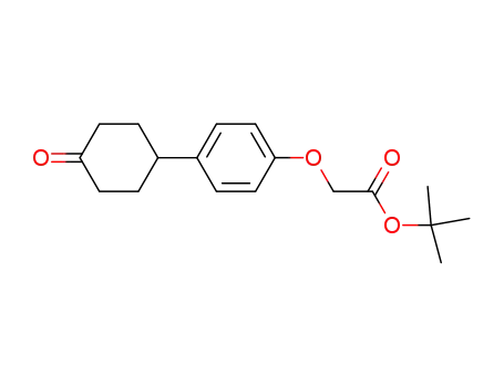 4-(4-tert-butyloxycarbonylmethyloxyphenyl)cyclohexanone