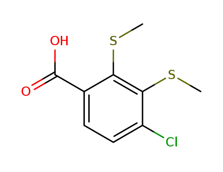 2,3-bis(methylsulphenyl)-4-chlorobenzoic acid