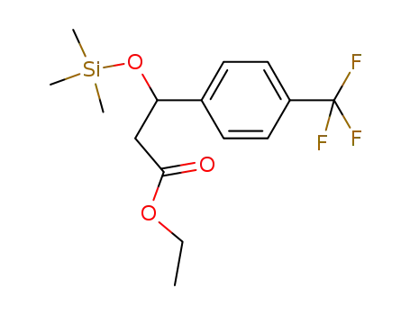 ethyl 3-[(4-trifluoromethyl)phenyl]-3-trimethylsiloxypropanoate