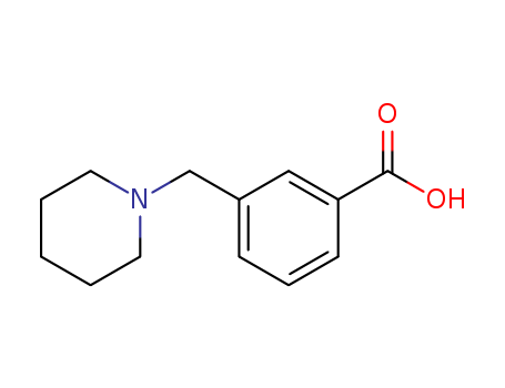 3-(1-Piperidinylmethyl)-benzoic acid