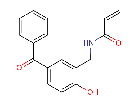 Molecular Structure of 137759-40-1 (2-Propenamide, N-[(5-benzoyl-2-hydroxyphenyl)methyl]-)