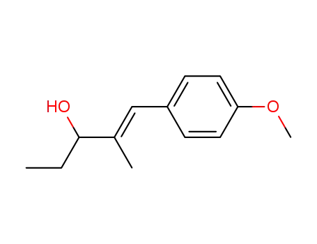 3-hydroxy-1-(4-methoxyphenyl)-2-methylpent-1-ene