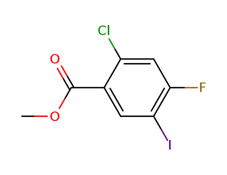2- 클로로 -4- 플루오로 -5- 요오도-벤조산 메틸 에스테르