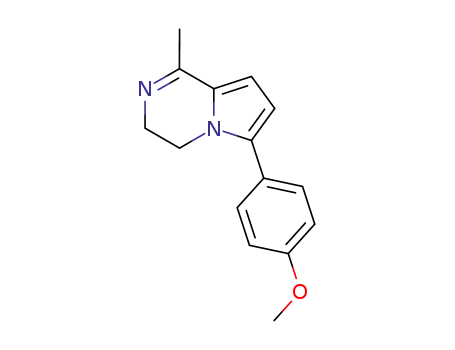 Pyrrolo[1,2-a]pyrazine, 3,4-dihydro-6-(4-methoxyphenyl)-1-methyl-
