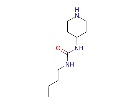Molecular Structure of 59184-89-3 (Urea, N-butyl-N'-4-piperidinyl-)