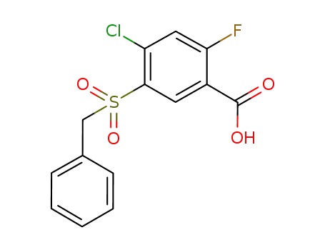 4-chloro-2-fluoro-5-phenylmethanesulfonyl-benzoic acid