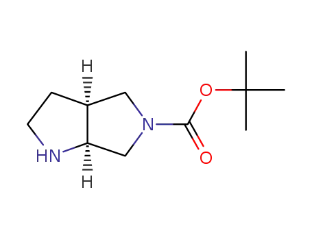 Molecular Structure of 370882-55-6 ((3aS,6aS)-Tert-butyl hexahydropyrrolo[3,4-b]pyrrole-5(1H)-carboxylate)