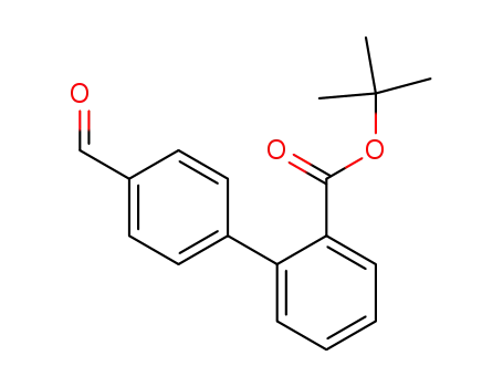 Molecular Structure of 145319-08-0 (4-<2'-<(1,1-dimethylethoxy)carbonyl>phenyl>benzaldehyde)