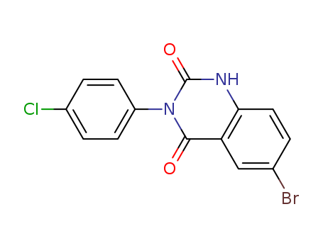 6-Bromo-3-(4-chlorophenyl)quinazoline-2,4(1H,3H)-dione