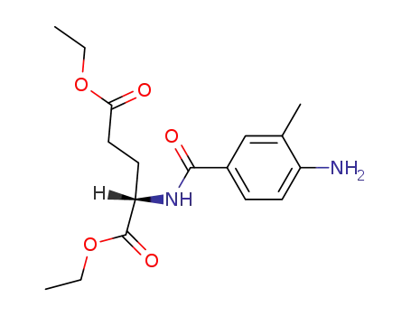 L-Glutamic acid, N-(4-amino-3-methylbenzoyl)-, diethyl ester