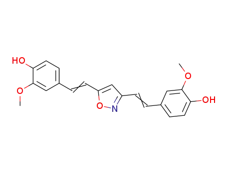 Molecular Structure of 114380-40-4 (Isoxazole-curcumin)