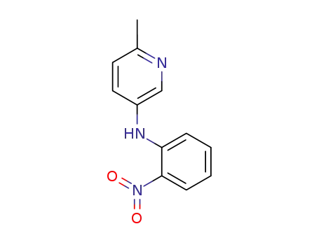 Molecular Structure of 5024-64-6 (3-Pyridinamine, 6-methyl-N-(2-nitrophenyl)-)