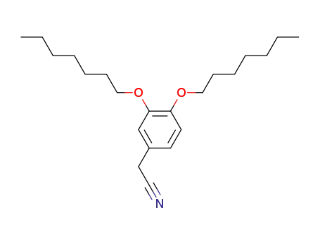 (3,4-bis-heptyloxy-phenyl)-acetonitrile