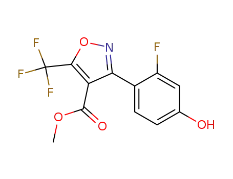 3-(2-플루오로-4-히드록시페닐)-5-(트리플루오로메틸)-4-이속사졸카르복실산 메틸 에스테르