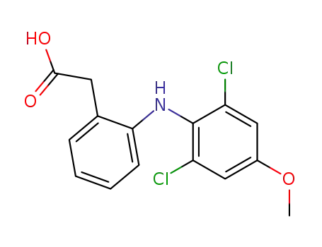 2-[(2,6-Dichloro-4-methoxyphenyl)amino]phenylacetic acid
