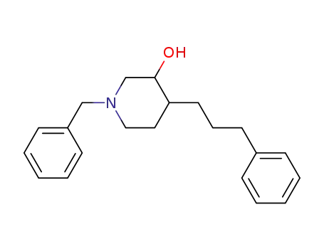 1-benzyl (trans)-3-hydroxy-4-(3-phenylpropyl)piperidine